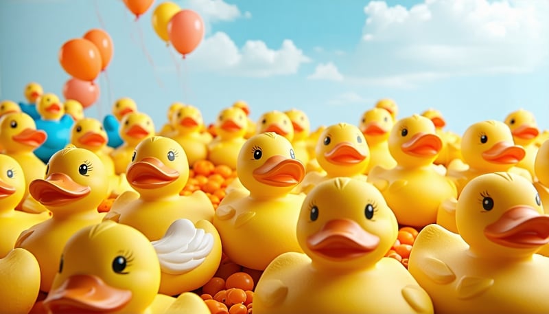 Rubber Duck Hunt event organized by Marketing USA. Rubber Duck Hunt event organized by Marketing USA.